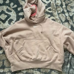 Never worn tan nike hoodie